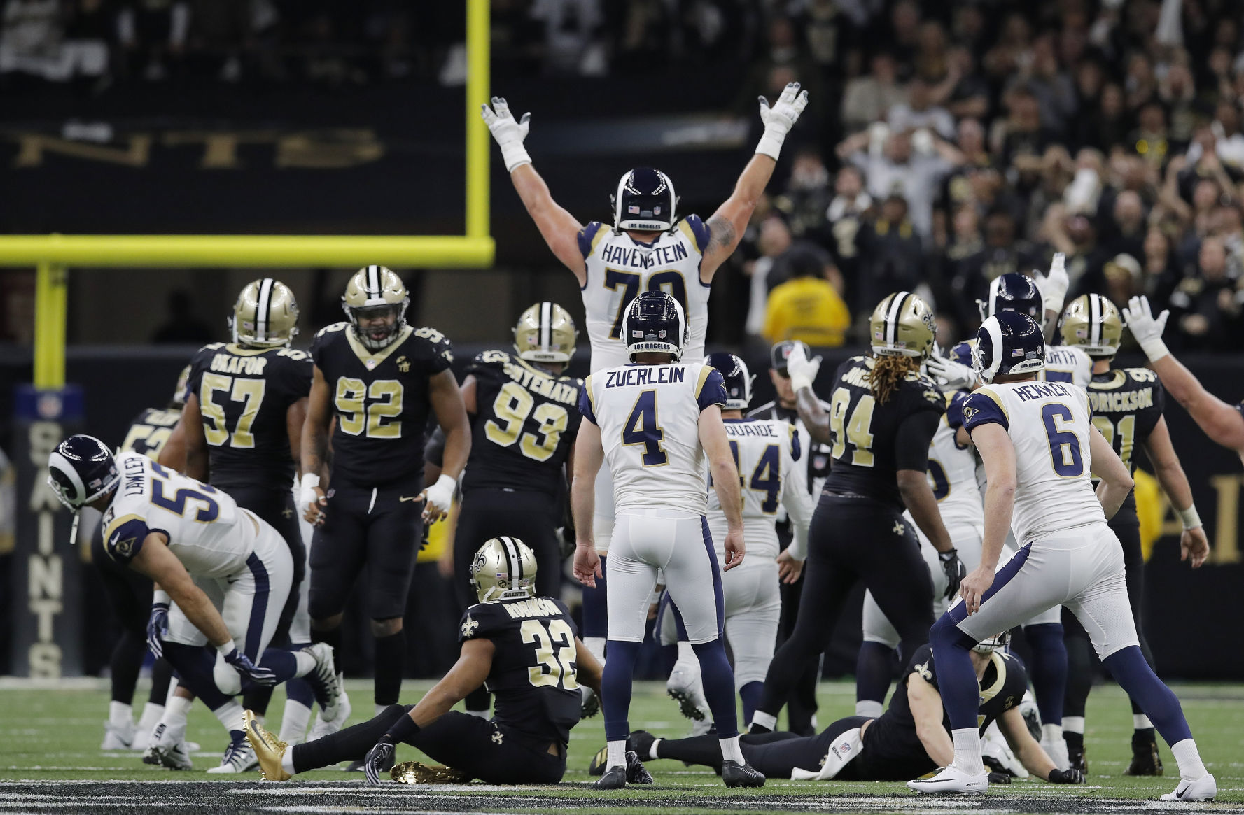 Rams Saints Football